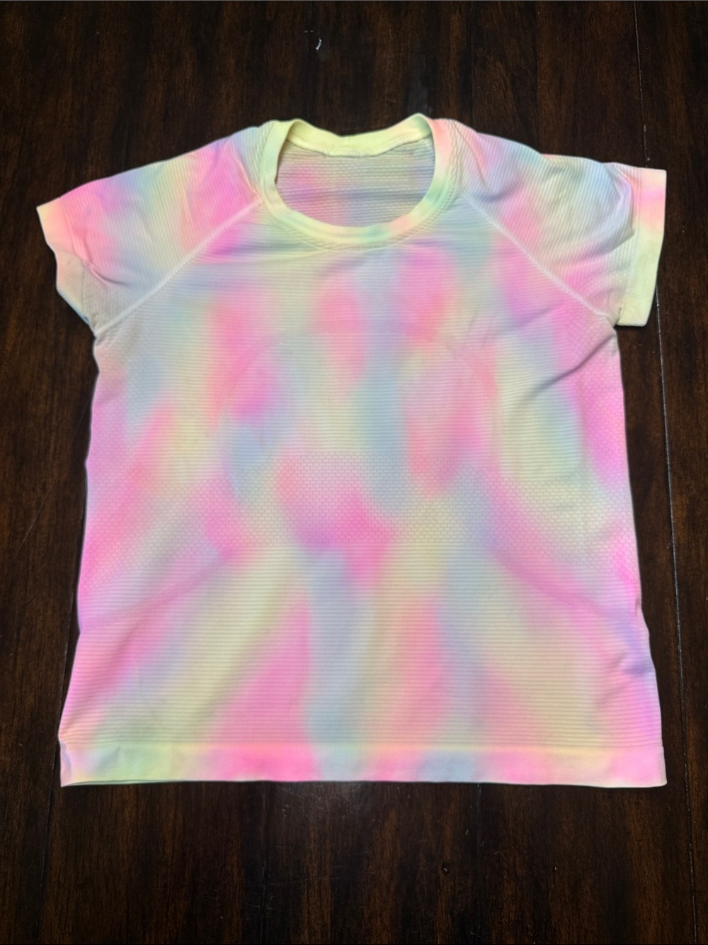 lululemon athletica Pastel Tie-Dye Short Sleeve Tee - Pink, Yellow, Blue